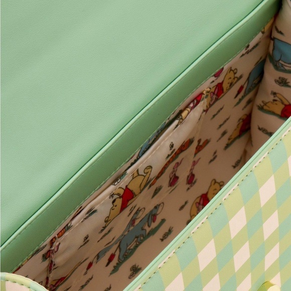 New Loungefly Disney Winnie The Pooh Floral Handbag / Crosboddy Bag - Picture 4 of 5